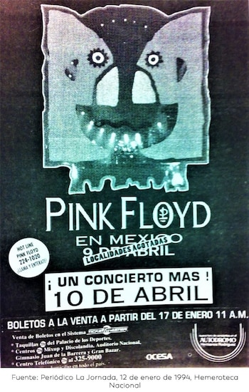 Cartel oficial del único concierto