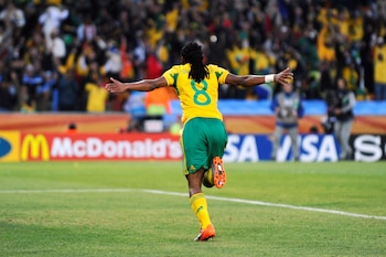 Ronwen Williams, capitán sudafricano, recordó el histórico gol de Tshabalala contra México en el Mundial 2010 como fuente de inspiración. (Foto: Action Images / Jason Cairnduff)
