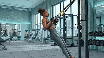 Qué es el TRX, la práctica en suspensión que permite ganar fuerza, equilibrio y estabilidad