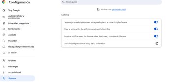 En este apartado se puede