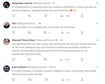 Usuarios de Twitter se solidarizan