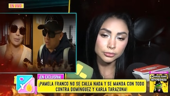 Pamela Franco habla sobre conflicto familiar de Christian Cueva: “No aprobaría quitarle sus hijos”. Captura: Amor y Fuego.