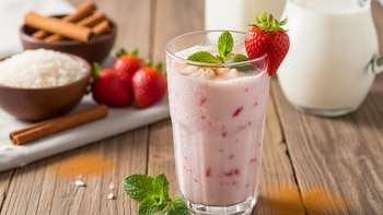 Agua de horchata de fresa: receta fácil, cremosa y refrescante para preparar en casa