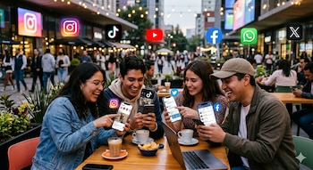 La iniciativa legislativa exige para adolescentes entre 14 y 18 años la verificación de edad y el consentimiento de padres o representantes legales. (Visuales IA)