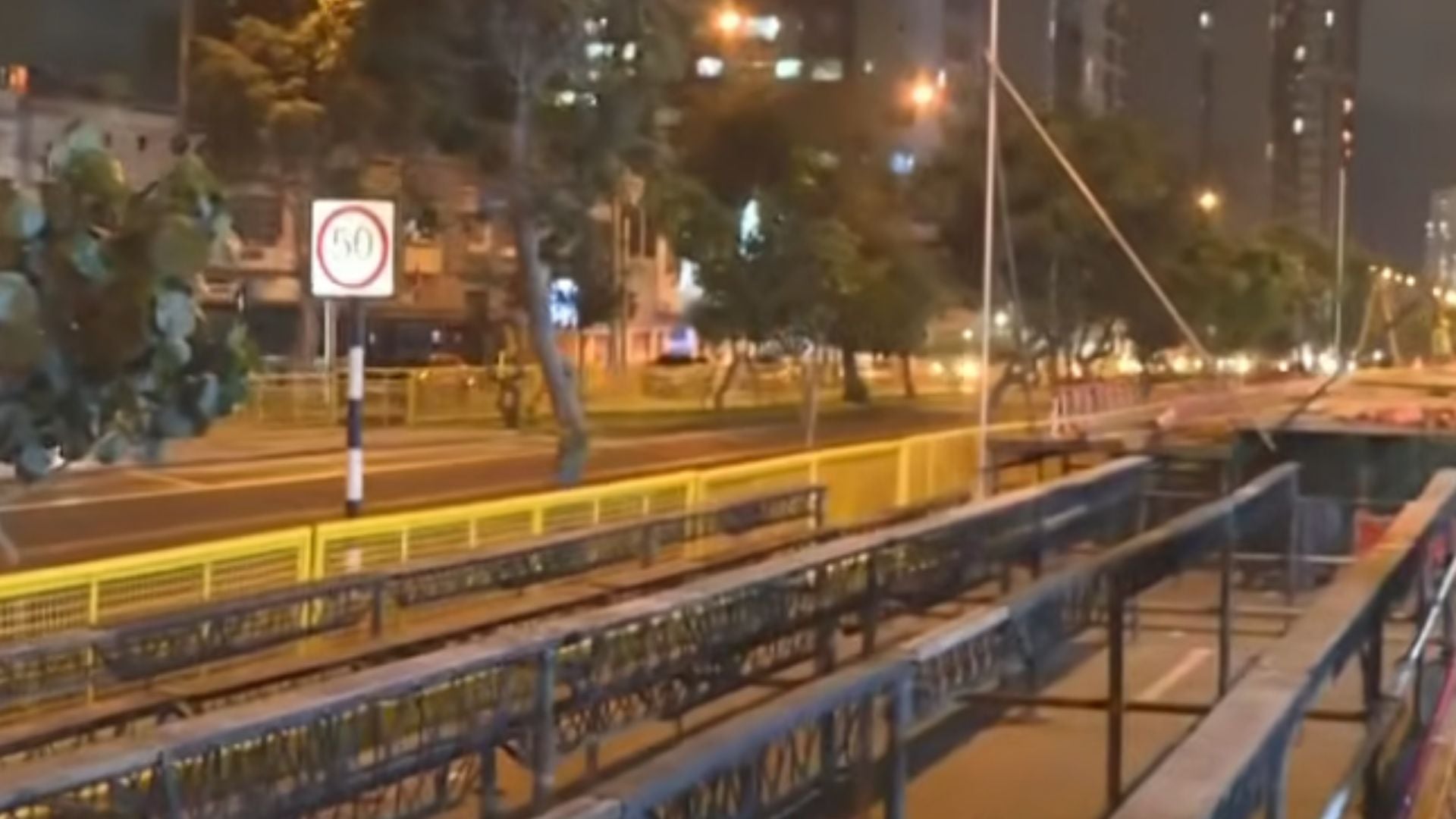Avenida Brasil con tráfico restringido desde ahora por el montaje de las gradas para la Gran Parada y Desfile Militar 2026