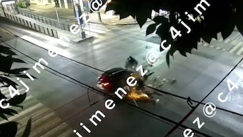 choque CDMX automovilista motociclista (Captura)