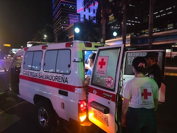 Personas lesionadas en accidente vial,