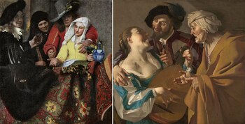 "La alcahueta" según Vermeer y