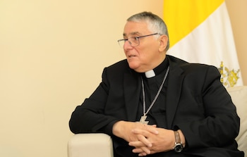 Giancarlo Dellagiovanna asumió como Nuncio Apostólico en El Salvador el 25 de abril de 2026 tras su designación por el papa León XIV./ (Redes de Alexandra Hill Tinoco)