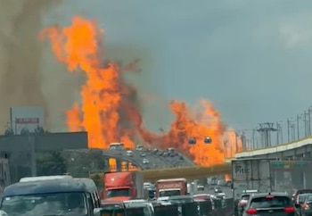 La explosión de una pipa