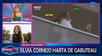 Silvia Cornejo rompe su silencio sobre Jean Paul Gabuteau y Analía Jiménez: “Ya es momento que yo tenga que hablar”. Captura: Magaly TV La Firme.