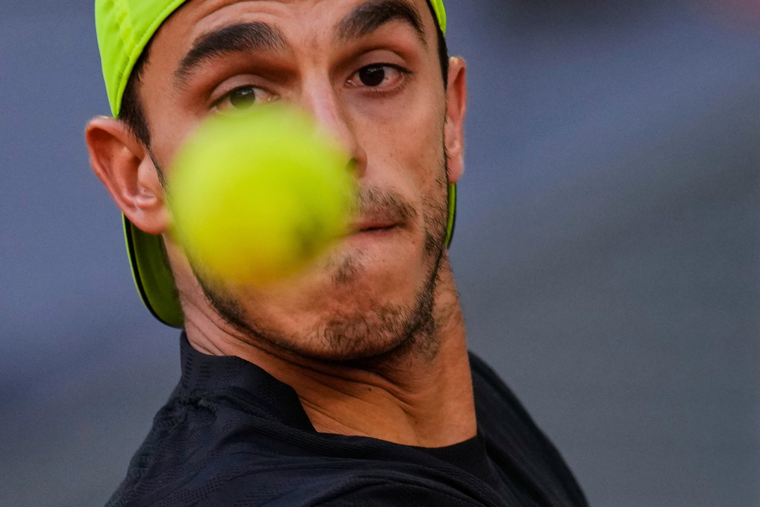 Francisco Cerúndolo y Sebastián Báez se presentan en la segunda ronda del Masters 1000 de Shangai (AP Foto/Manu Fernández)