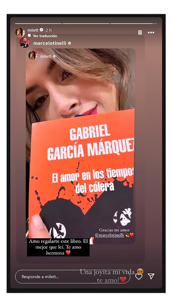 El regalo que le dejó a su pareja mientras estaba en Estados Unidos cons su primo (Instagram)