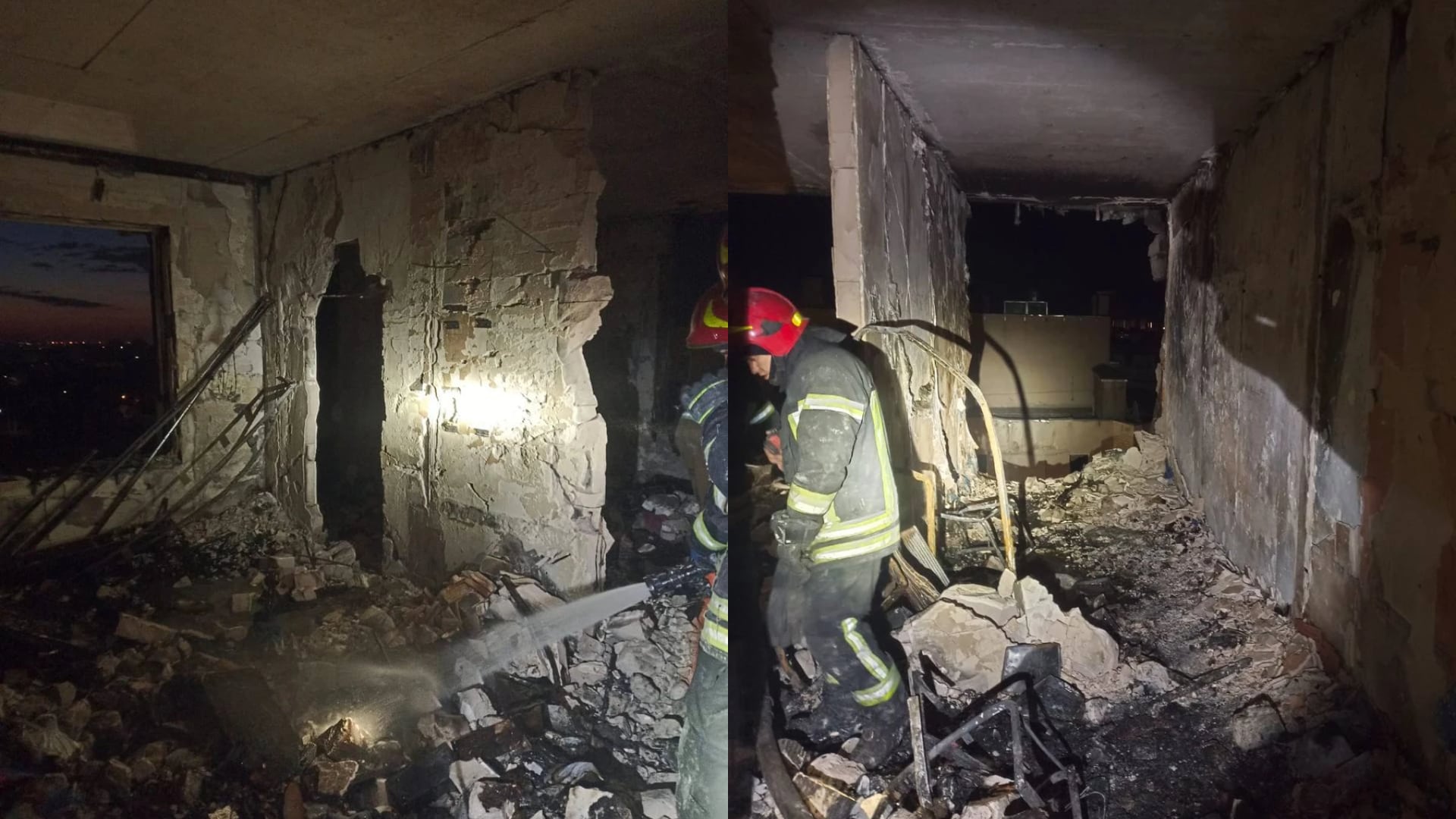 Odesa sufrió un bombardeo por parte de las tropas rusas en la madrugada de este viernes (Serhiy Lysak vía Telegram)