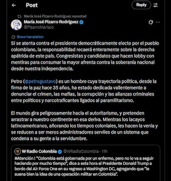 María José Pizarro cuestionó