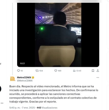 El Metro CDMX ya investiga
