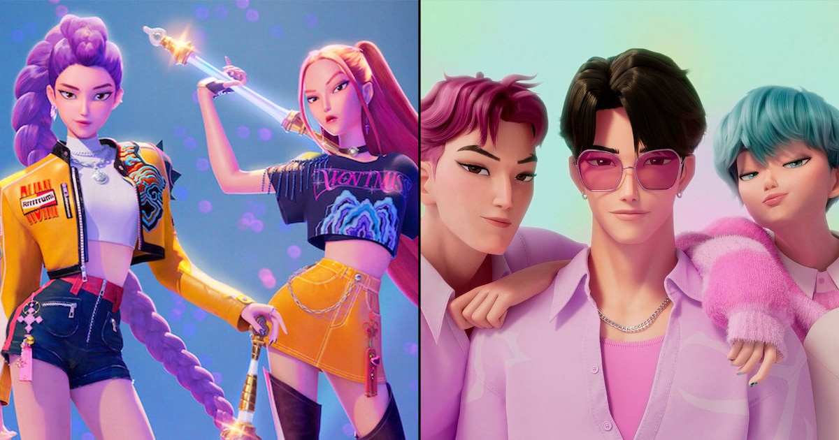 Cómo se verían las Guerreras K-pop y los Saja Boys como si fueran de la tripulación Artemis a la Luna