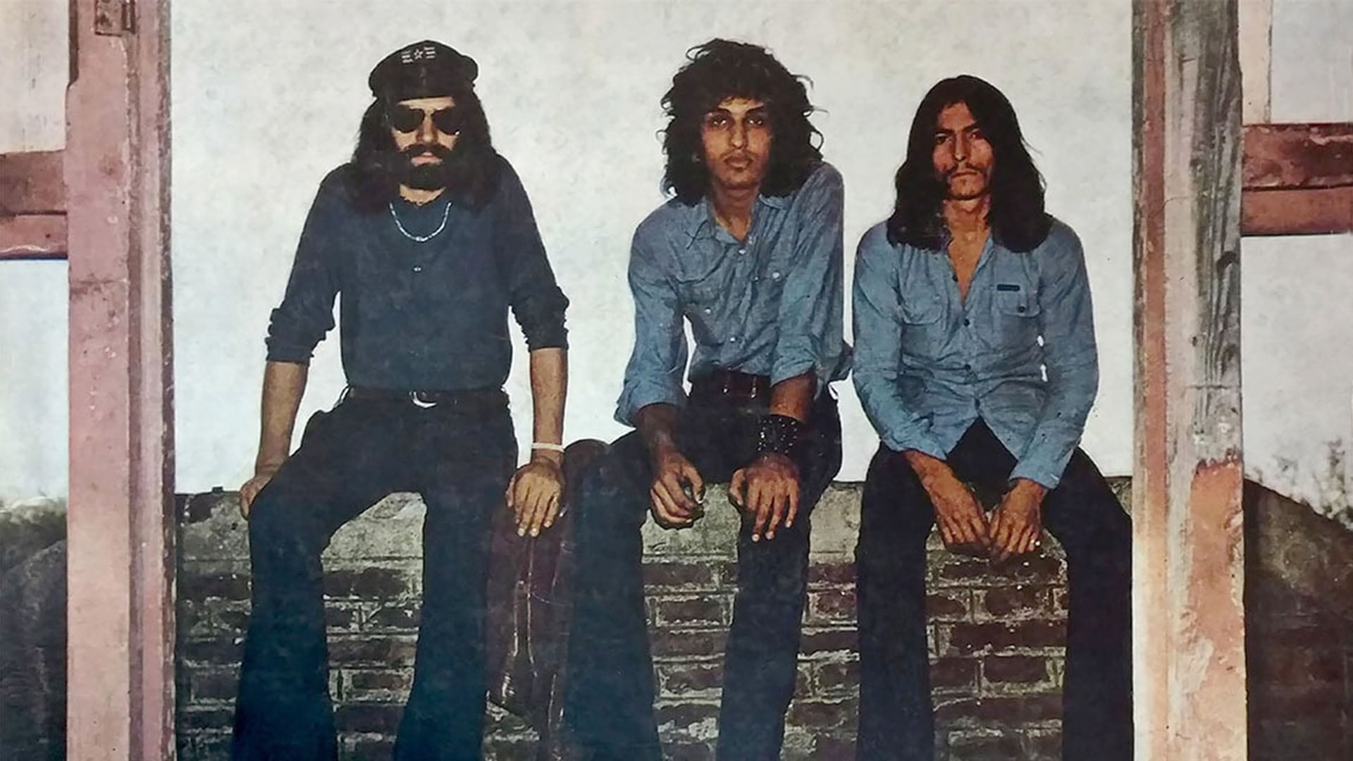 La formación clásica de Vox Dei: Willy Quiroga, Ricardo Soulé y Rubén Basoalto (Crédito: archivo personal VAP)