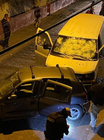 Al menos 50 casquillos percutidos