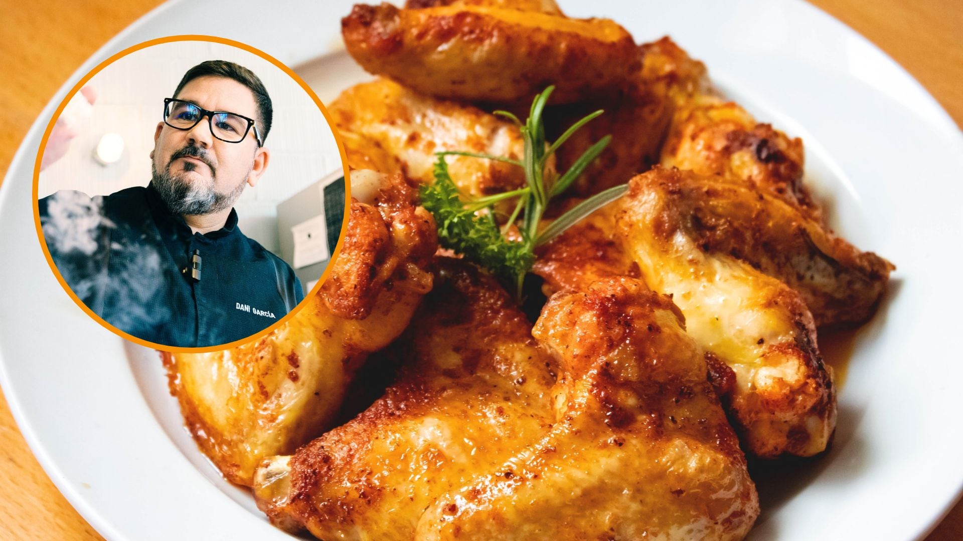 Dani García, chef Michelin: “Para preparar este pollo con salsa de miel y mostaza, siempre golpeo el contramuslo hasta que quede lo más fino posible”