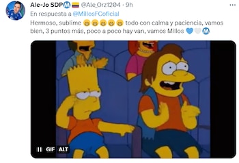 Los mejores memes que dejó la derrota de Junior y la victoria de Millonarios por la quinta jornada de la Liga BetPlay. @Ale_Orz1204/Twitter.