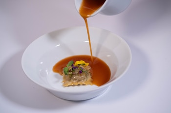 Uno de los platos elaborados