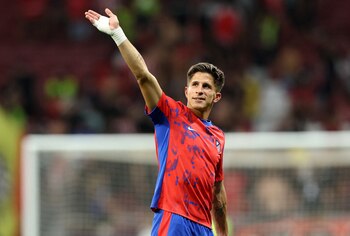 El jugador del Atlético de