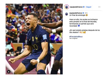 La publicación de la selección