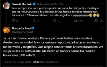 Margarita respondió a comentario en