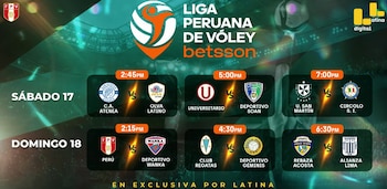 Así se jugará la fecha 1 por la Liga Peruana de vóley 2026/2027