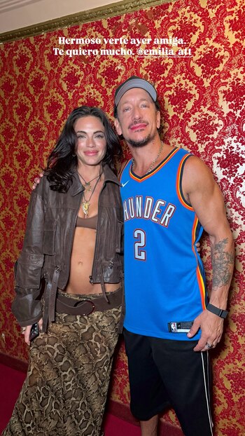 Emilia y Nico luego de