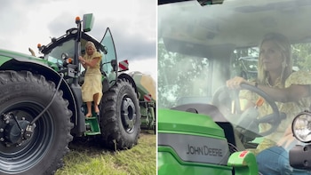 Del vestido floral a manejar un tractor: la escena de la reina Máxima que se volvió viral