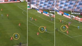La gran jugada de Gabriel Santana para su golazo en Cienciano vs Sporting Cristal.