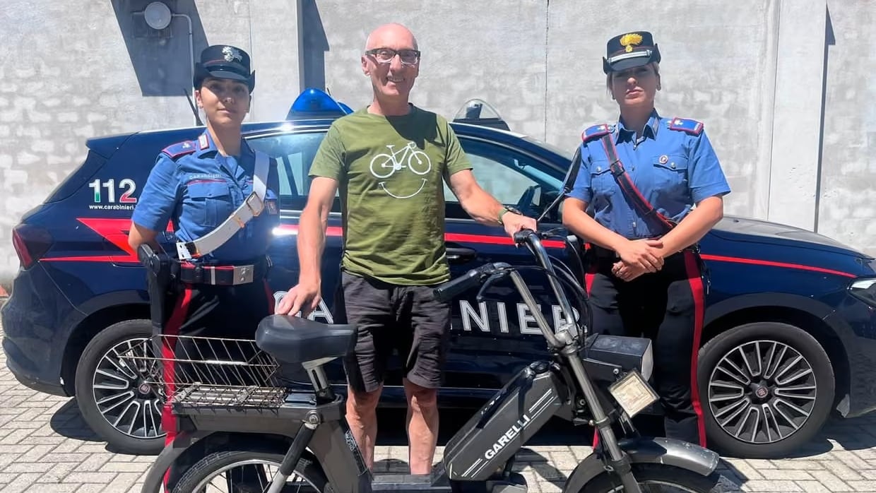 Un ciclomotor robado en 1984 volvió con su dueño en Italia tras 40 años