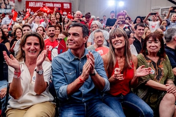 Pedro Sánchez y Begoña Gómez.