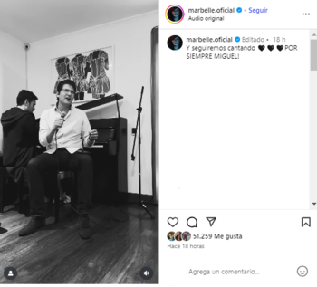 El conmovedor mensaje de Marbelle