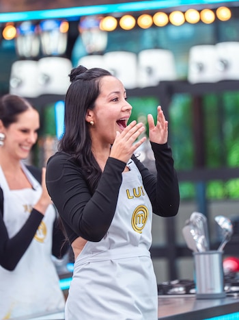 Luisa Vergara se llevó el primer pin de inmunidad en la octava temporada de 'MasterChef Celebrity Colombia' - crédito @luisavergaractriz/Instagram