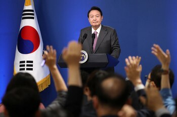 El presidente de Corea del Sur, Yoon Suk-yeol
