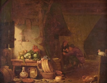 "Interior de cocina campesina" (Siglo