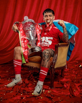 Esequiel Barco tuvo un destacado paso por Rusia y se destacó campeón de la copa con Spartak (@barco_ezequiel)