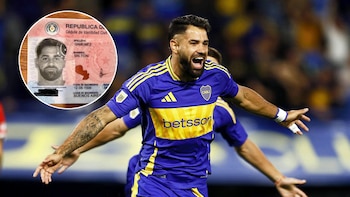 El delantero de Boca Juniors