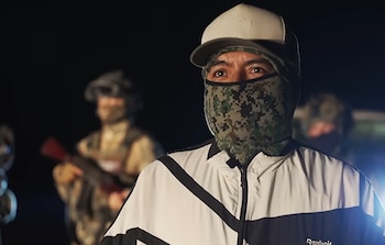 Integrante del CJNG habla en documental. (Captura de pantalla/YouTube: ARTEde)