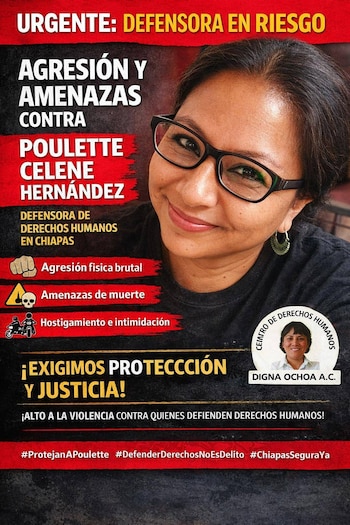 Poulette Celene Hernández sufrió lesiones