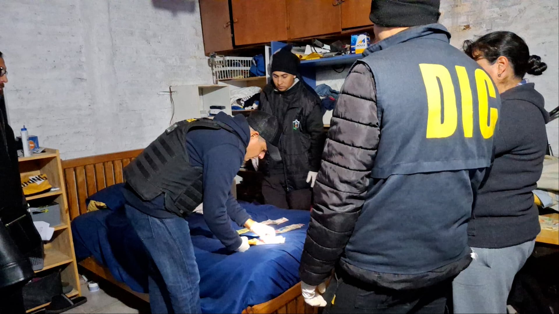 El procedimiento se desarrolló en la vivienda ubicada en la calle Donovan al 1400 de la ciudad capital