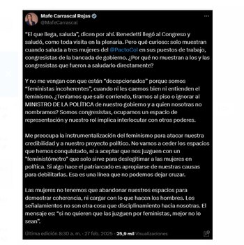 Mafe Carrascal dio sus razones