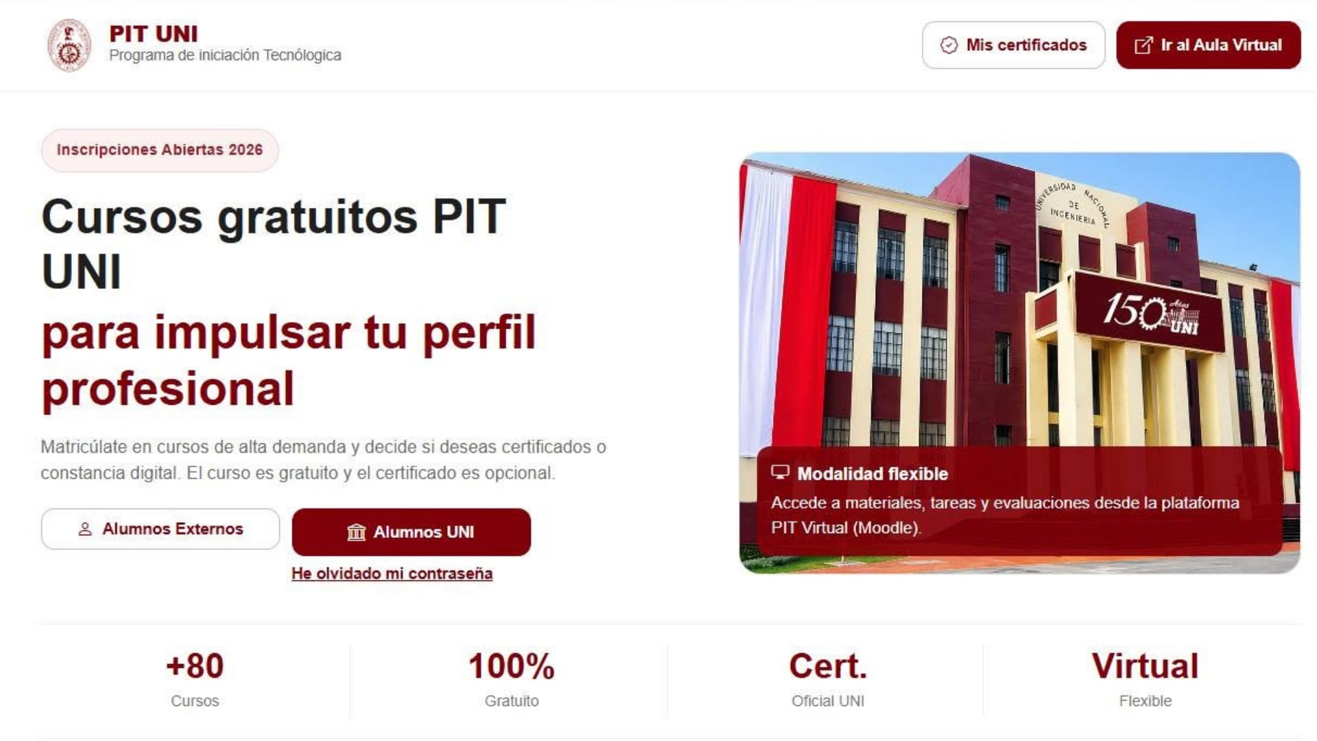 UNI lanza más de 80 cursos virtuales gratuitos con inteligencia artificial y programación