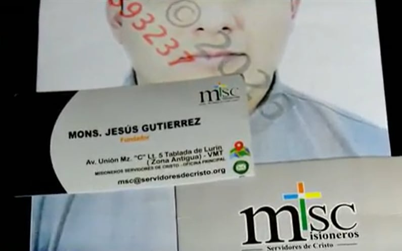 La PNP también remarcó que la organización religiosa con la que Jesús Gabriel Gutiérrez Gutiérrez se presenta no tiene vínculo con la Santa Sede ni con la estructura de la Iglesia Católica. (Foto: Panorama)