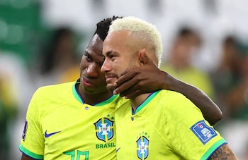 Neymar y Vinicius Junior son