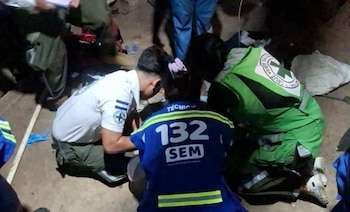 Un niño de ocho años murió por una descarga eléctrica en la comunidad El Tigre, cerca de la playa El Majahual, en La Libertad Costa. (Foto cortesía Cruz Verde Majahual)