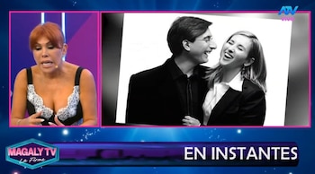 Magaly Medina reacciona a revelación de Katia Condos sobre su separación de Federico Salazar: “Qué raro”. Captura: Magaly TV La Firme.